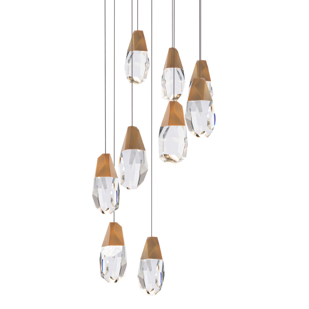 Schonbek Beyond - LED Pendant - Martini - Aged Brass- Union Lighting Luminaires Decor