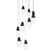 Schonbek Beyond - LED Pendant - Martini - Black- Union Lighting Luminaires Decor
