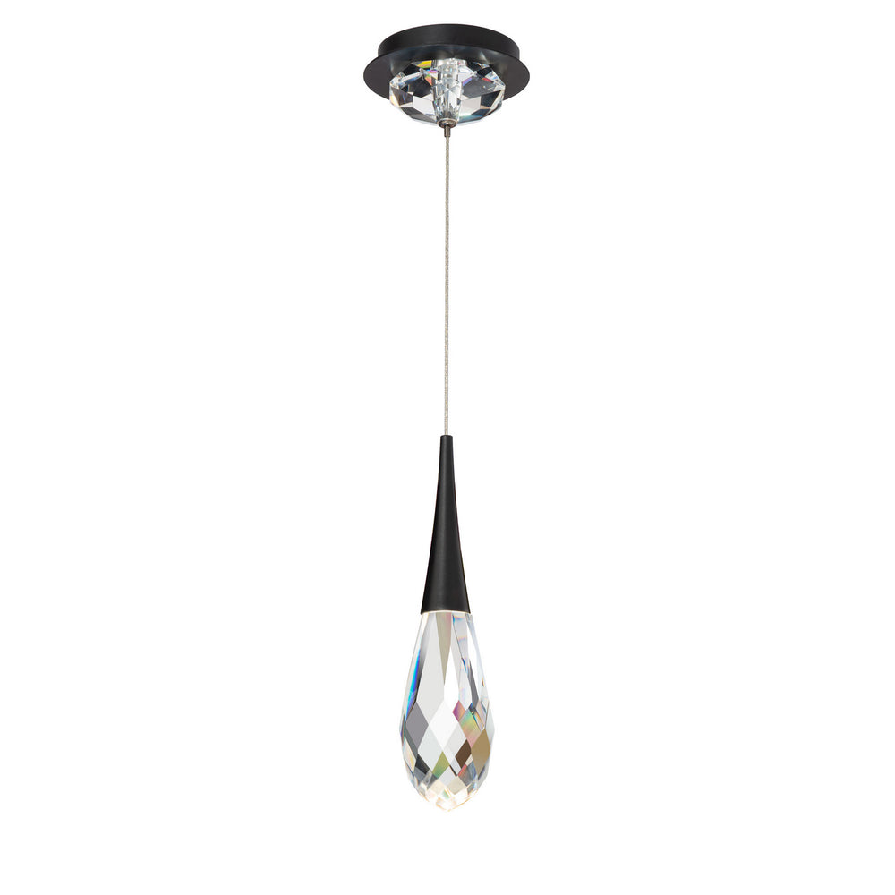Schonbek Beyond - LED Mini Pendant - Hibiscus - Black- Union Lighting Luminaires Decor