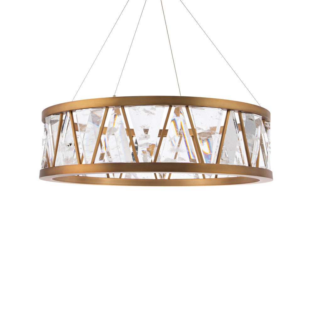 Schonbek Beyond - LED Pendant - Corinth - Aged Brass- Union Lighting Luminaires Decor