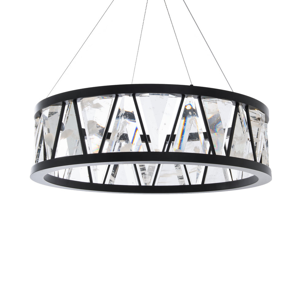 Schonbek Beyond - LED Pendant - Corinth - Black- Union Lighting Luminaires Decor