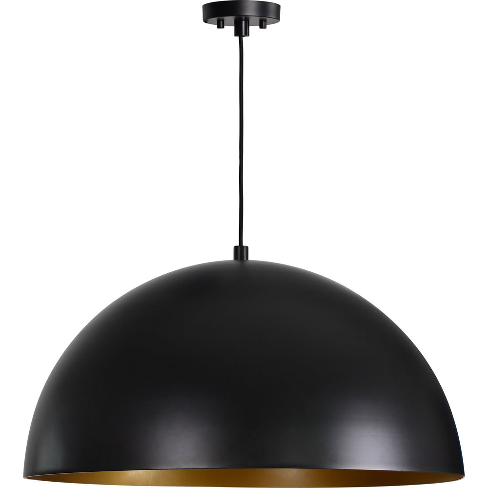 Renwil Canada - One Light Ceiling Fixture - Sina - Matte Black- Union Lighting Luminaires Decor