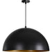 Renwil Canada - One Light Ceiling Fixture - Sina - Matte Black- Union Lighting Luminaires Decor