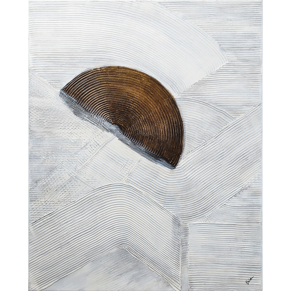 Renwil Canada - Canvas Art - Skylab - Heavy Texture, Gold Accent- Union Lighting Luminaires Decor