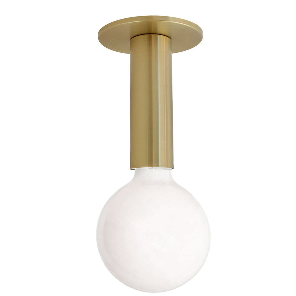 Dainolite Canada - One Light Flush Mount - Adams - Aged Brass- Union Lighting Luminaires Decor