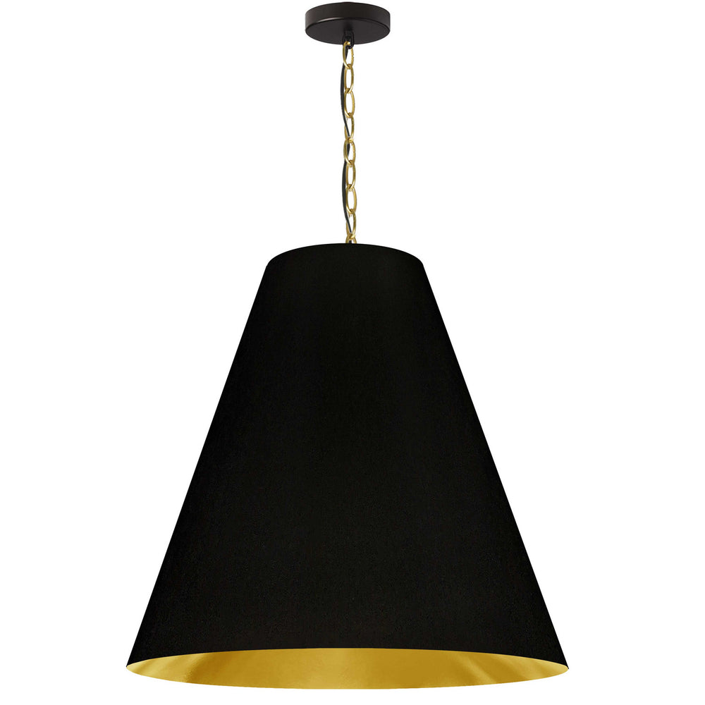 Dainolite Canada - One Light Pendant - Anaya - Black- Union Lighting Luminaires Decor