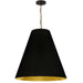 Dainolite Canada - One Light Pendant - Anaya - Black- Union Lighting Luminaires Decor