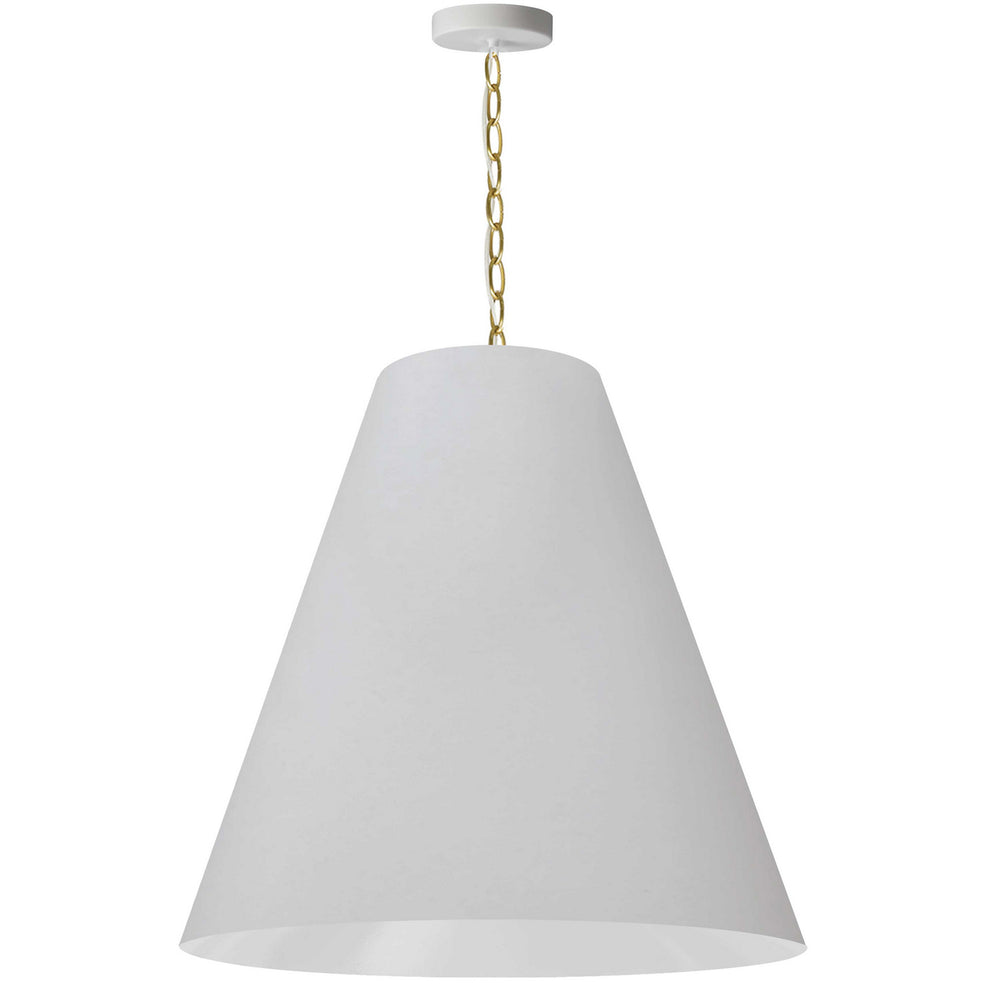 Dainolite Canada - One Light Pendant - Anaya - White- Union Lighting Luminaires Decor