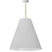 Dainolite Canada - One Light Pendant - Anaya - White- Union Lighting Luminaires Decor