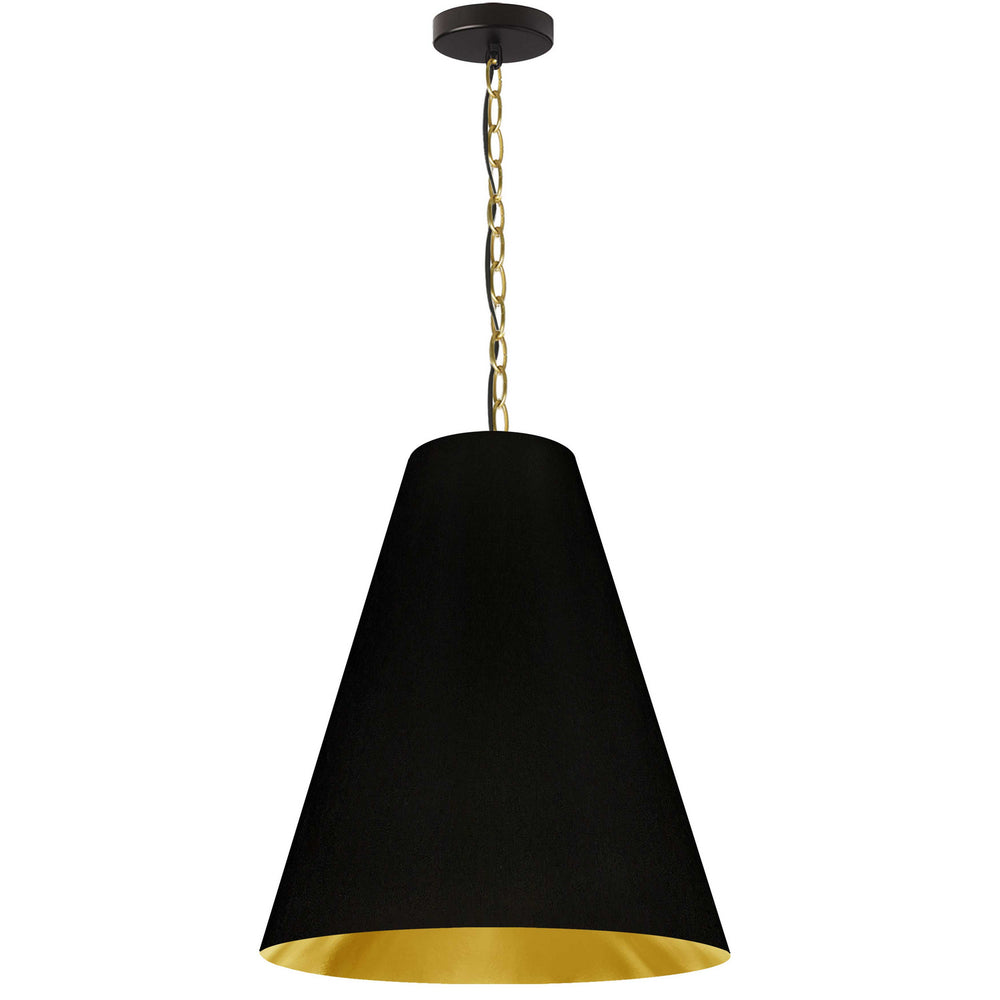 Dainolite Canada - One Light Pendant - Anaya - Black- Union Lighting Luminaires Decor