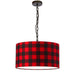 Dainolite Canada - One Light Pendant - Braxton - Buffalo Check- Union Lighting Luminaires Decor