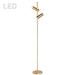 Dainolite Canada - LED Floor Lamp - Constance - Aged Brass- Union Lighting Luminaires Decor