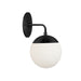 Dainolite Canada - One Light Wall Sconce - Dayana - Black- Union Lighting Luminaires Decor