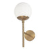 Dainolite Canada - One Light Wall Sconce - Dayana - Aged Brass- Union Lighting Luminaires Decor
