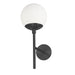 Dainolite Canada - One Light Wall Sconce - Dayana - Black- Union Lighting Luminaires Decor