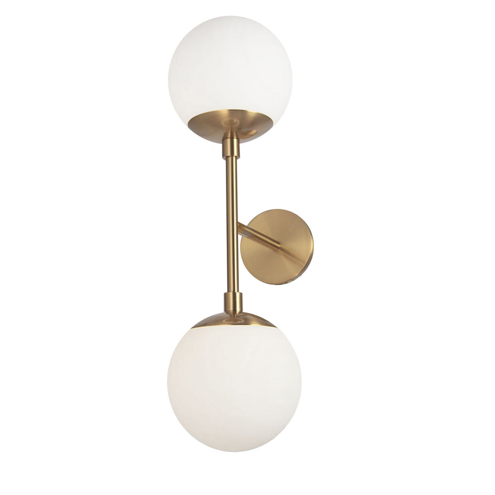 Dainolite Canada - Two Light Wall Sconce - Dayana - Aged Brass- Union Lighting Luminaires Decor