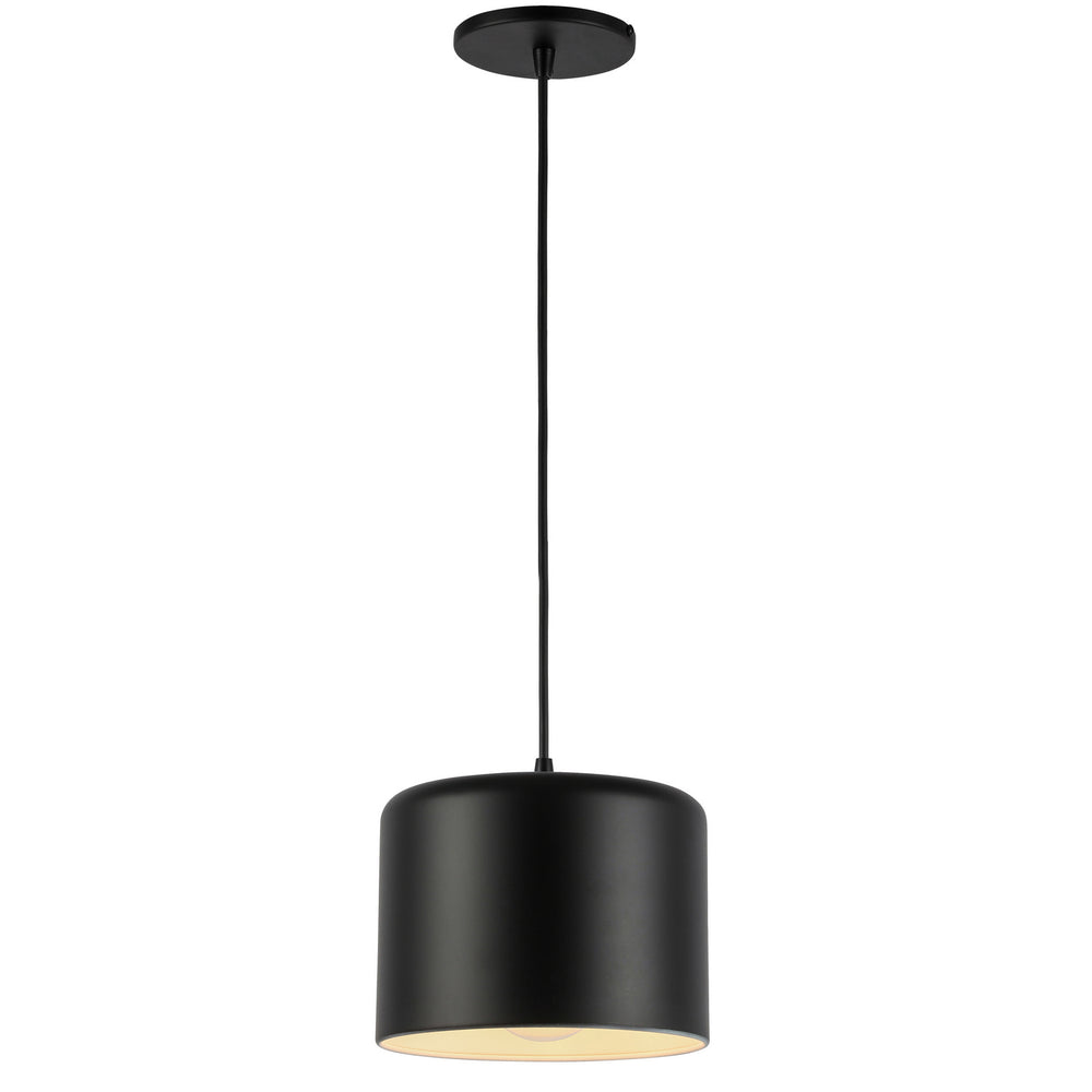 Dainolite Canada - One Light Pendant - Emilia - Black- Union Lighting Luminaires Decor