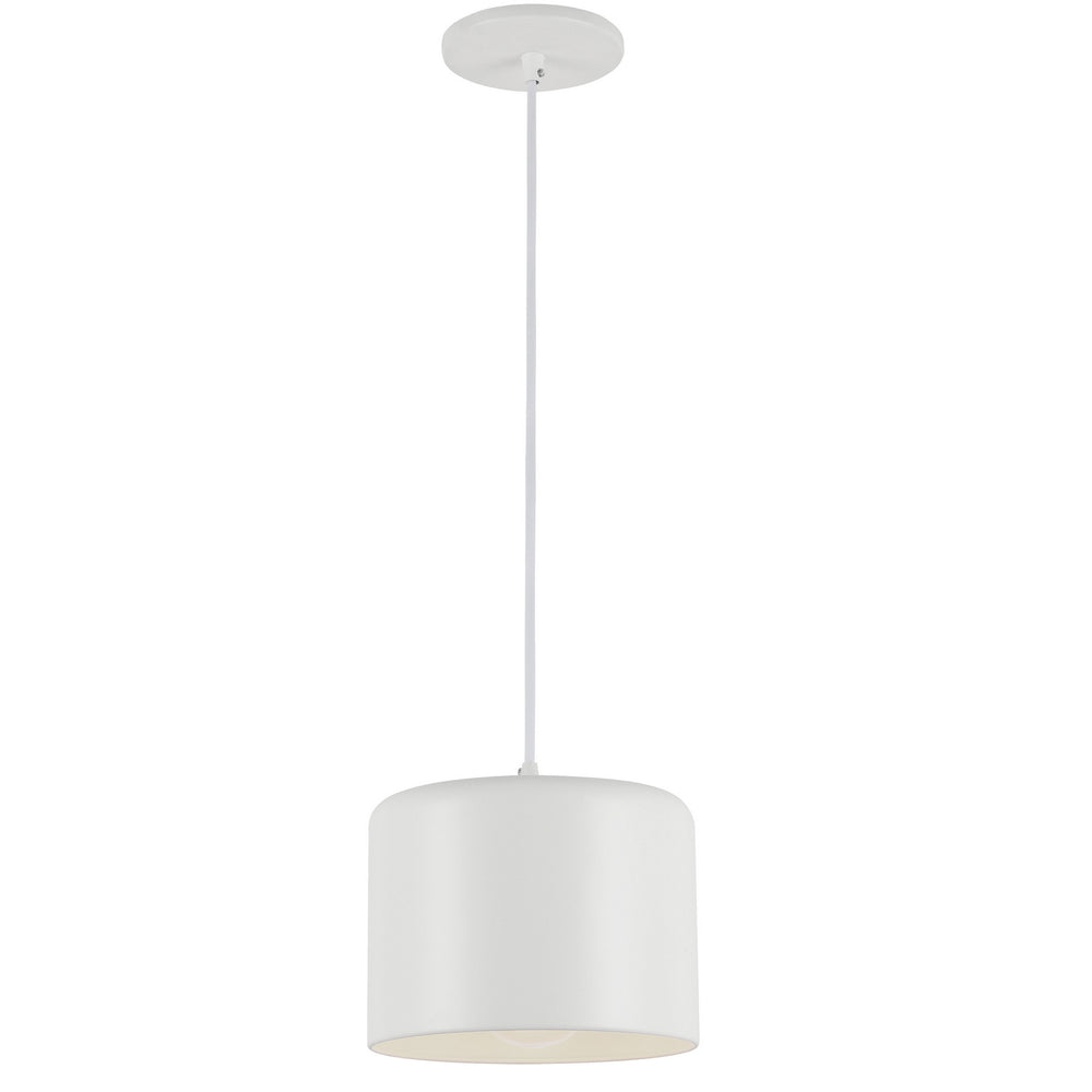Dainolite Canada - One Light Pendant - Emilia - White- Union Lighting Luminaires Decor