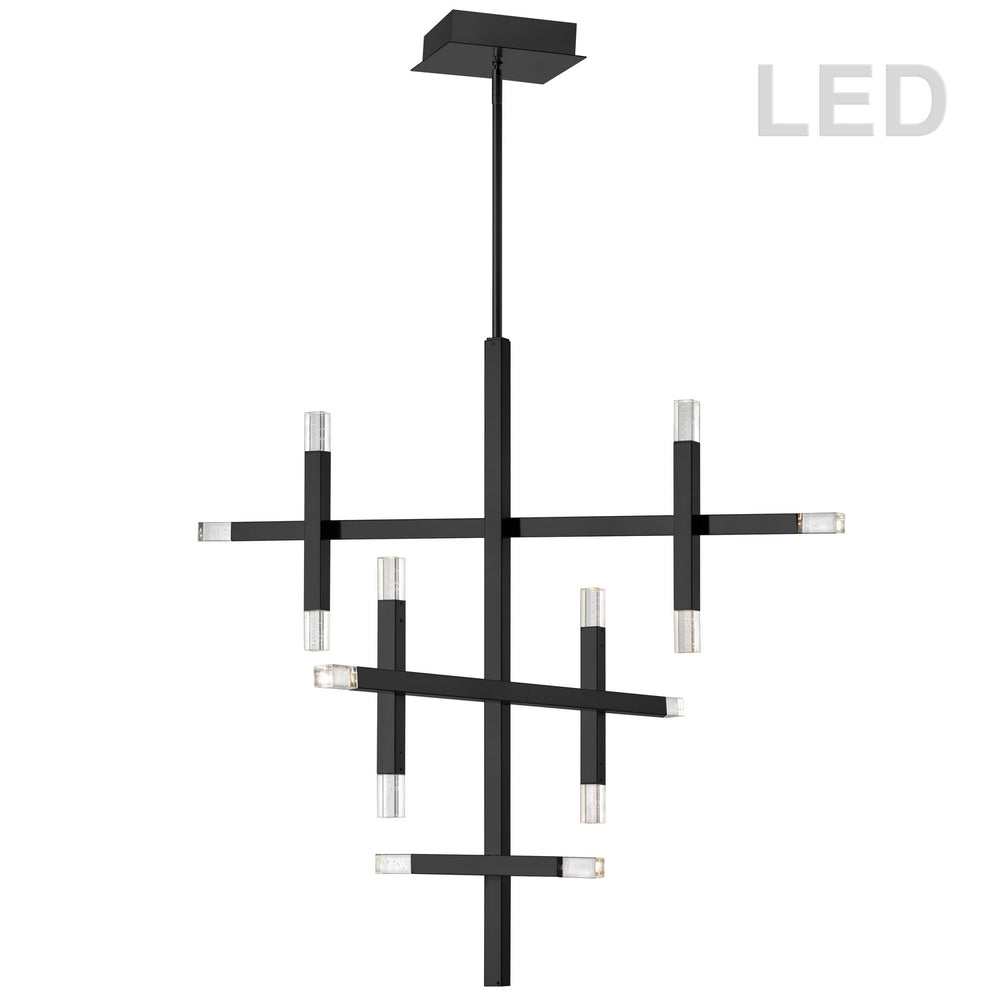 Dainolite Canada - LED Chandelier - Francesca - Black- Union Lighting Luminaires Decor