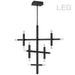 Dainolite Canada - LED Chandelier - Francesca - Black- Union Lighting Luminaires Decor