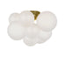 Dainolite Canada - Three Light Flush Mount - Miles - White- Union Lighting Luminaires Decor