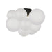 Dainolite Canada - Three Light Flush Mount - Miles - White- Union Lighting Luminaires Decor