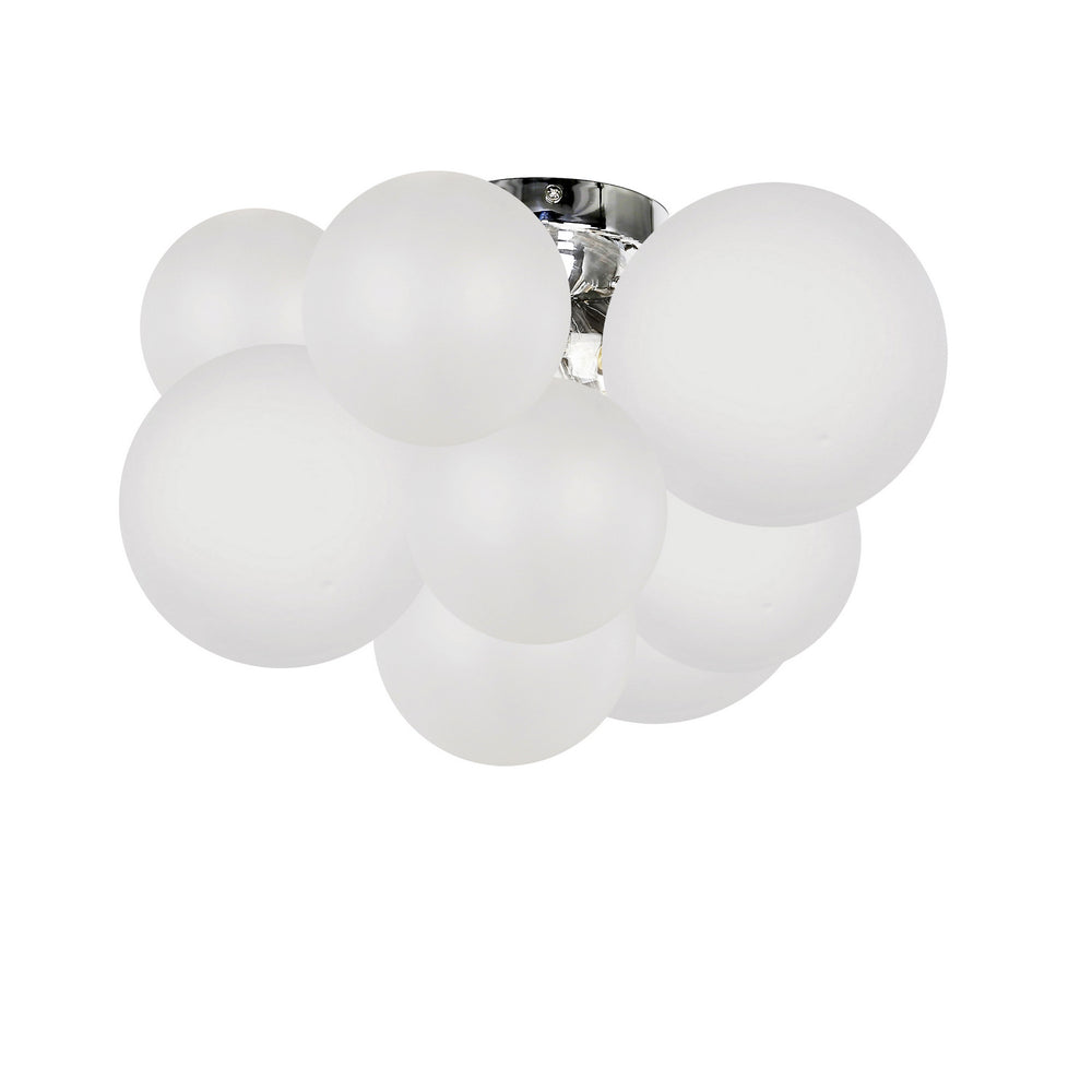 Dainolite Canada - Three Light Flush Mount - Miles - White- Union Lighting Luminaires Decor