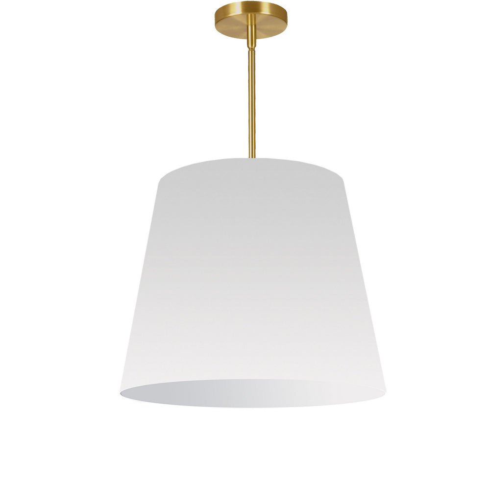 Dainolite Canada - One Light Pendant - Oversized Drum - White- Union Lighting Luminaires Decor