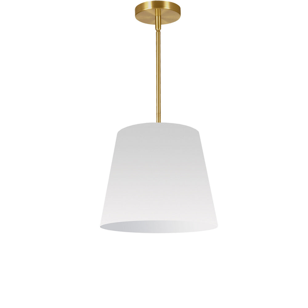 Dainolite Canada - One Light Pendant - Oversized Drum - White- Union Lighting Luminaires Decor