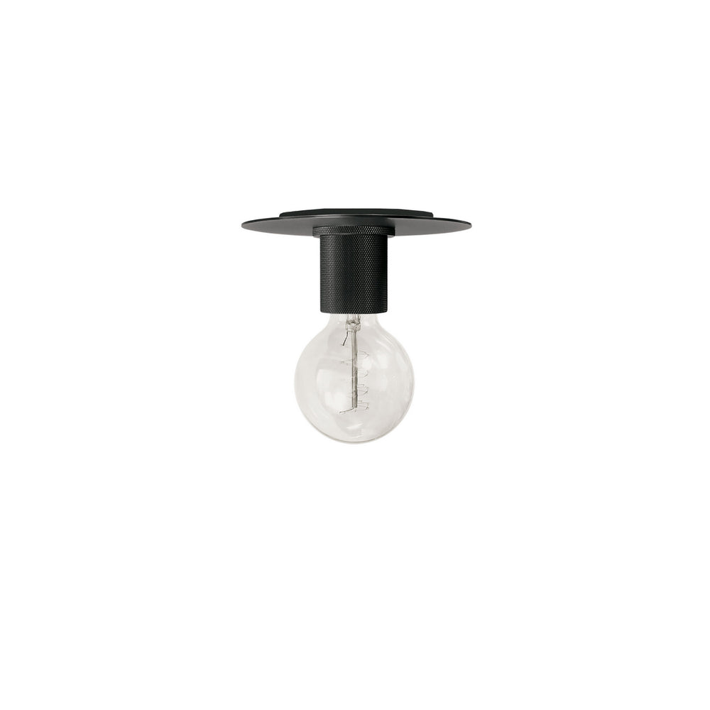 Dainolite Canada - One Light Flush Mount - Roswell - Black- Union Lighting Luminaires Decor