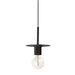 Dainolite Canada - One Light Pendant - Roswell - Black- Union Lighting Luminaires Decor