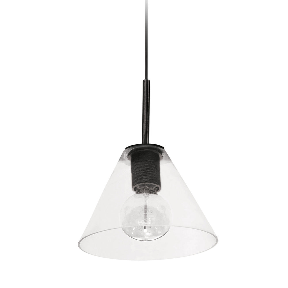 Dainolite Canada - One Light Pendant - Roswell - Black- Union Lighting Luminaires Decor