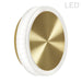 Dainolite Canada - LED Wall Sconce - Topaz - Aged Brass- Union Lighting Luminaires Decor