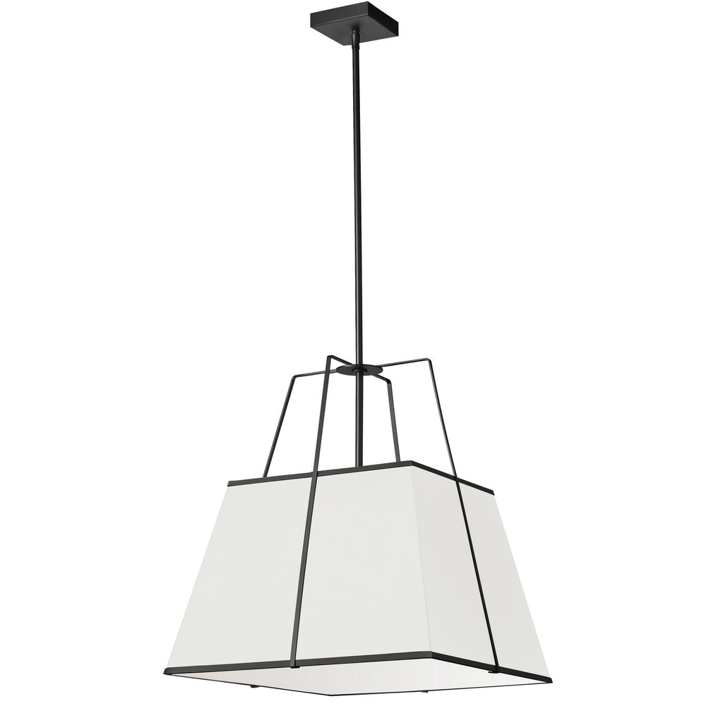 Dainolite Canada - One Light Pendant - Trapezoid - White- Union Lighting Luminaires Decor