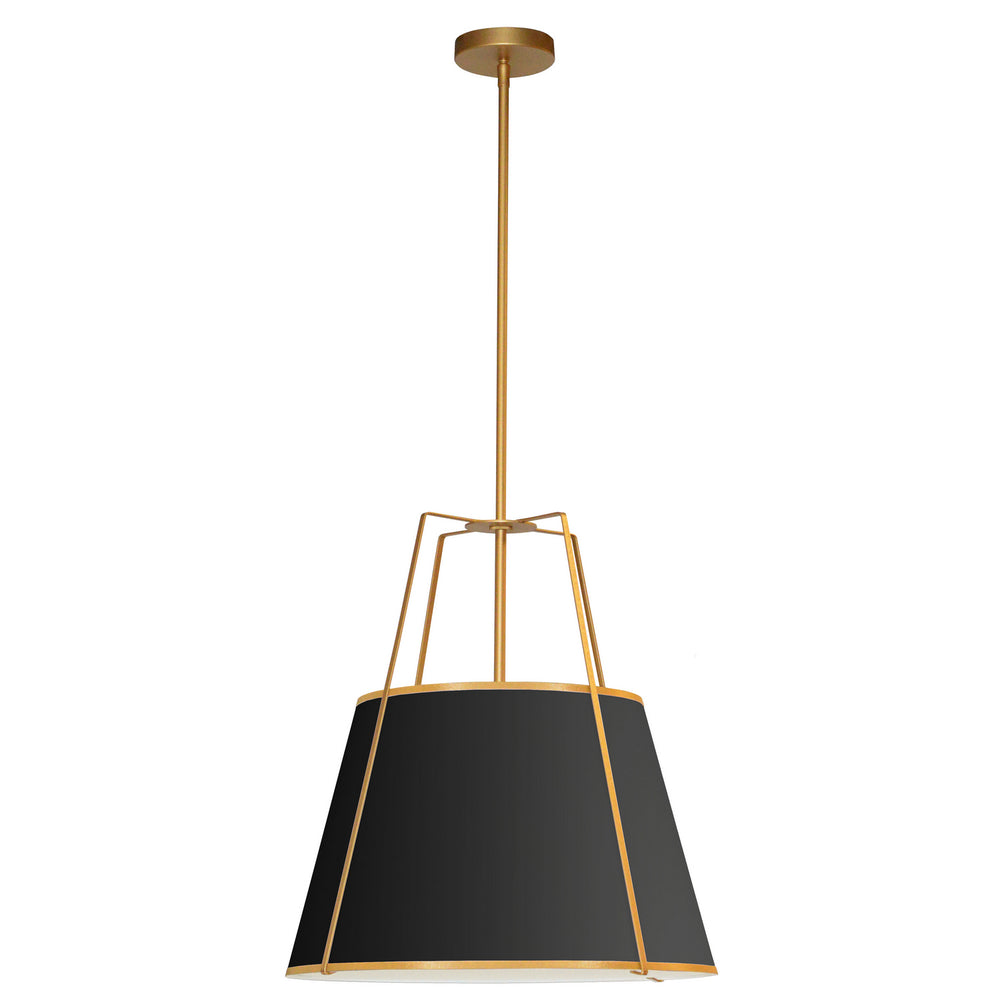 Dainolite Canada - One Light Pendant - Trapezoid - Black- Union Lighting Luminaires Decor