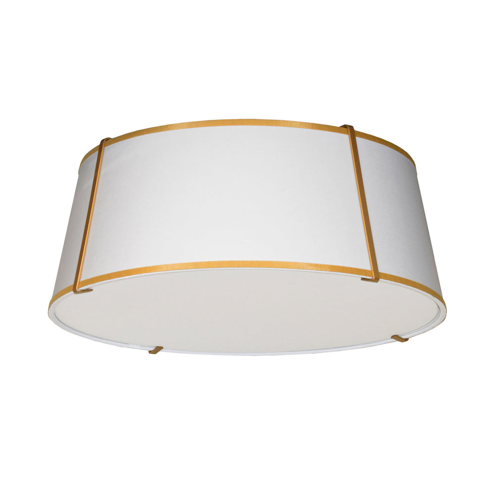 Dainolite Canada - Four Light Flushmount - Trapezoid - White- Union Lighting Luminaires Decor