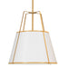 Dainolite Canada - Four Light Pendant - Trapezoid - White- Union Lighting Luminaires Decor