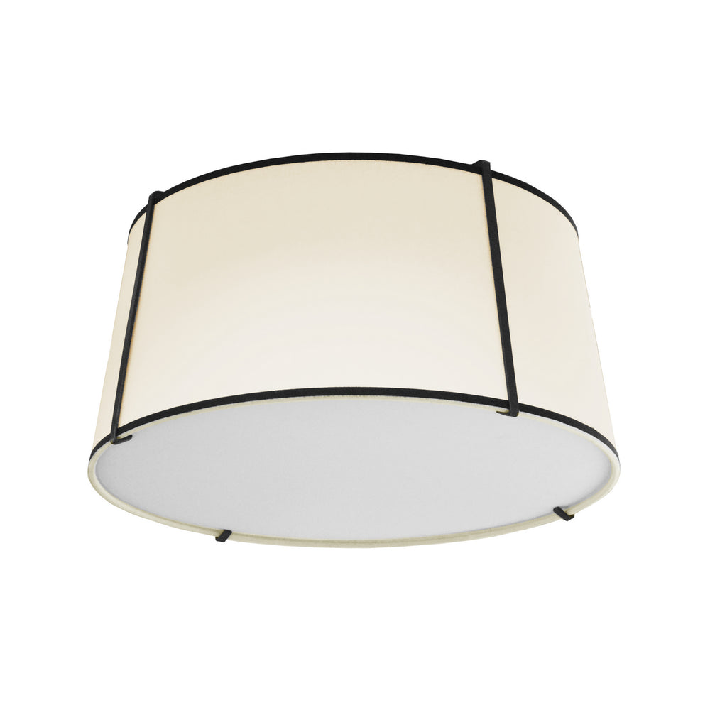 Dainolite Canada - Three Light Flush Mount - Trapezoid - Cream- Union Lighting Luminaires Decor