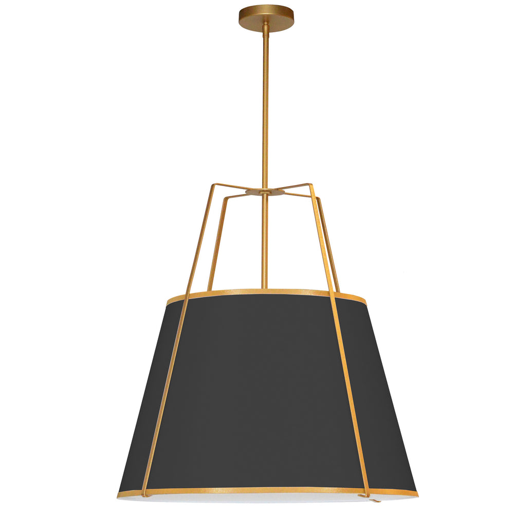 Dainolite Canada - Three Light Pendant - Trapezoid - Black- Union Lighting Luminaires Decor