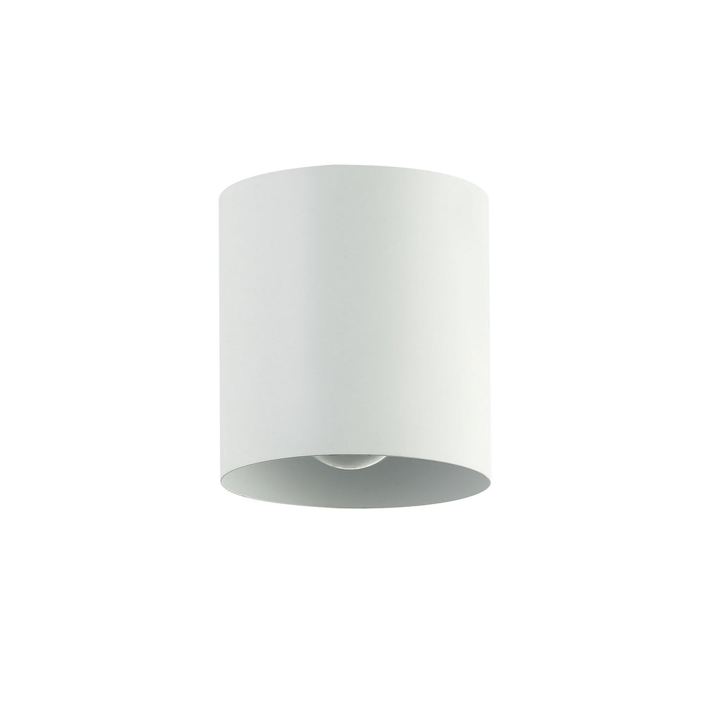 Dainolite Canada - One Light Flush Mount - Theron - White- Union Lighting Luminaires Decor