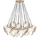 Dainolite Canada - 16 Light Pendant - Thomson - Gold- Union Lighting Luminaires Decor