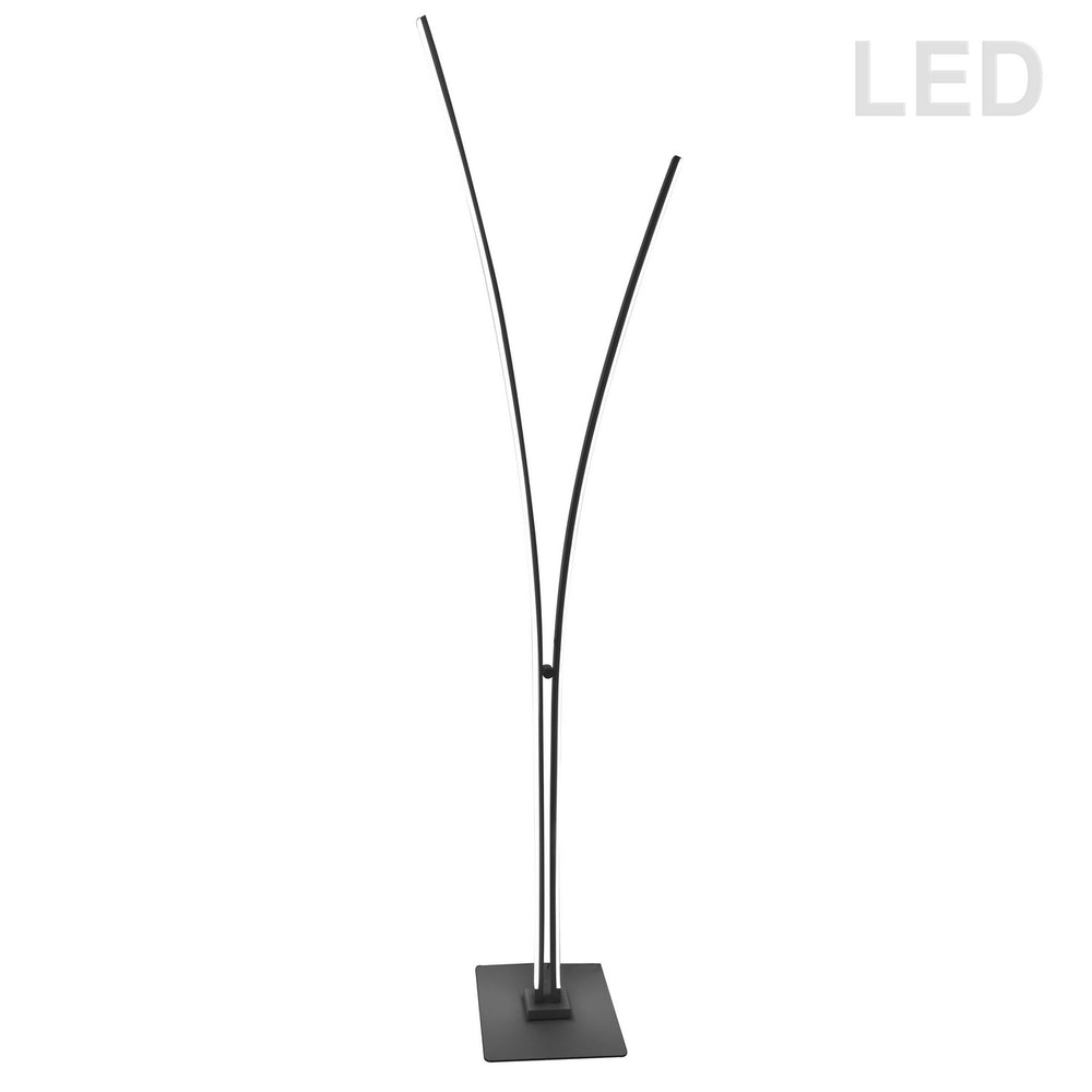 Dainolite Canada - LED Floor Lamp - Vincent - Black- Union Lighting Luminaires Decor