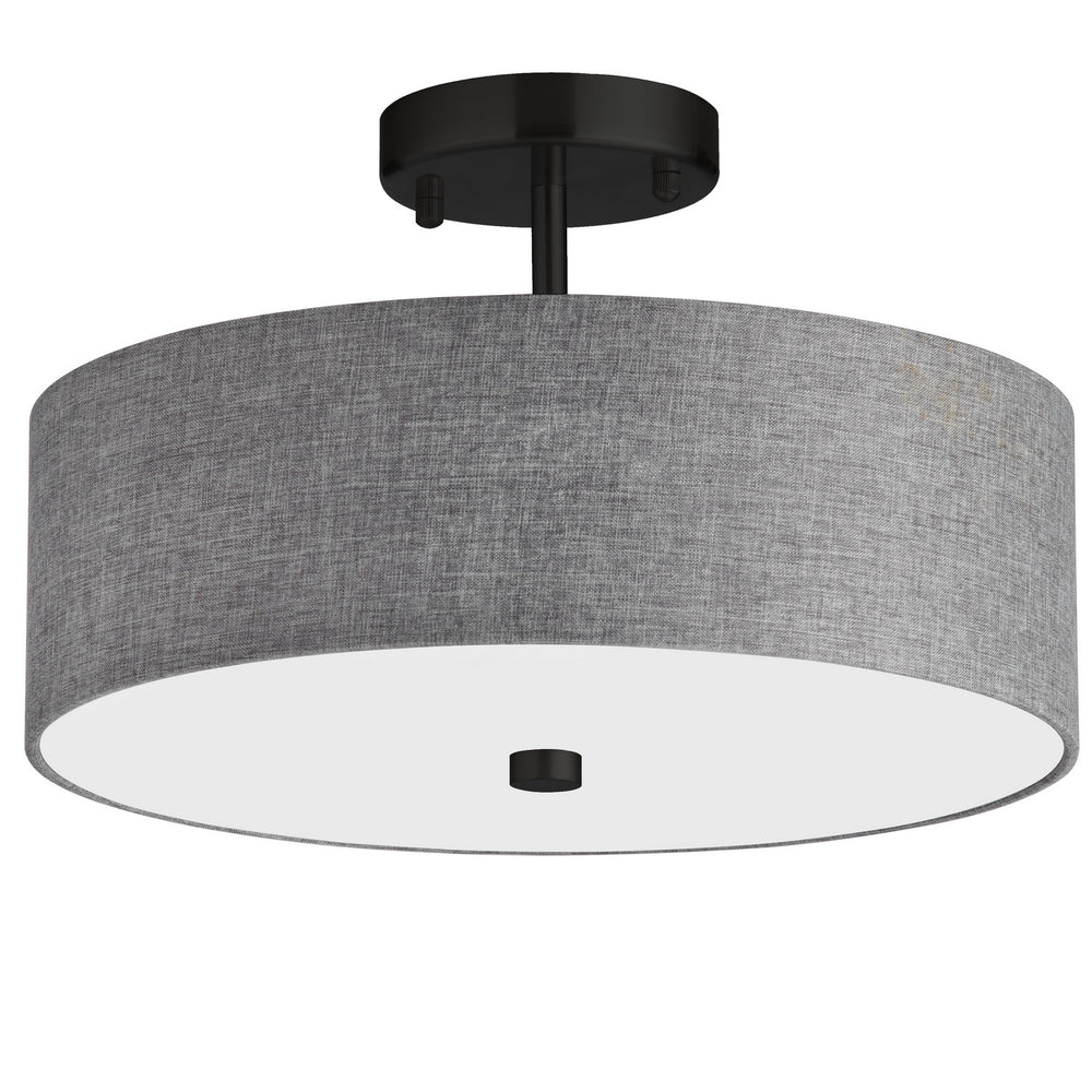 Dainolite Canada - Three Light Semi-Flush Mount - Everly - Grey- Union Lighting Luminaires Decor