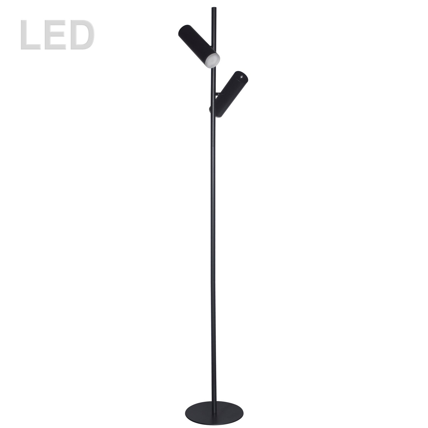 Dainolite Canada - LED Floor Lamp - Constance - Black- Union Lighting Luminaires Decor