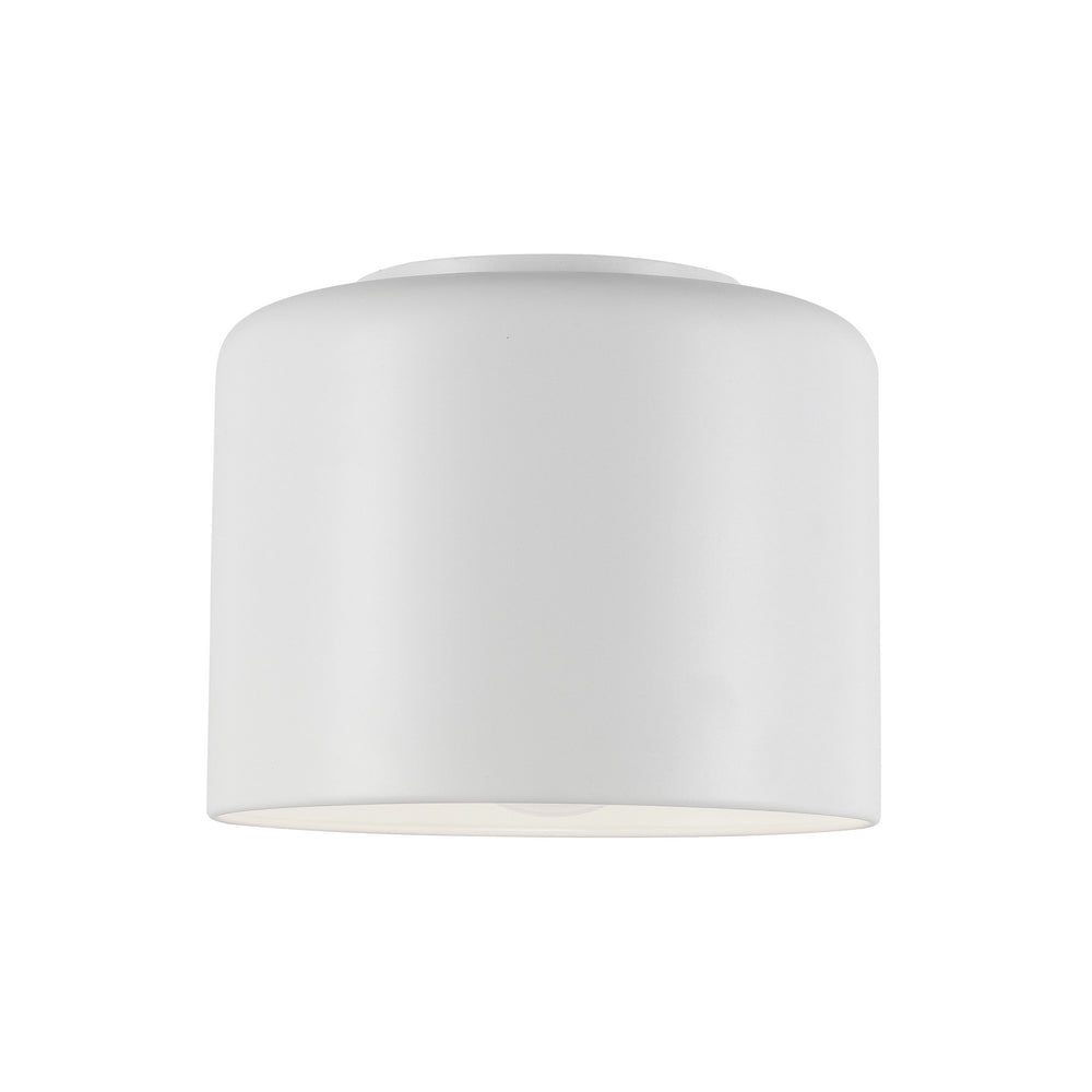 Dainolite Canada - One Light Flush Mount - Emilia - White- Union Lighting Luminaires Decor