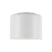 Dainolite Canada - One Light Flush Mount - Emilia - White- Union Lighting Luminaires Decor