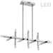Dainolite Canada - LED Chandelier - Francesca - Polished Chrome- Union Lighting Luminaires Decor