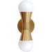 Dainolite Canada - Two Light Wall Sconce - Fortuna - Aged Brass- Union Lighting Luminaires Decor