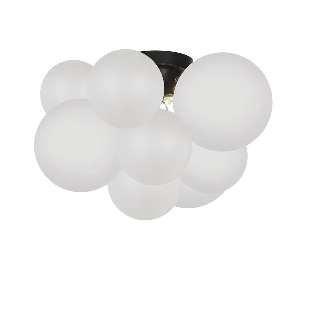 Dainolite Canada - Three Light Flush Mount - Miles - White- Union Lighting Luminaires Decor