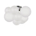 Dainolite Canada - Three Light Flush Mount - Miles - White- Union Lighting Luminaires Decor